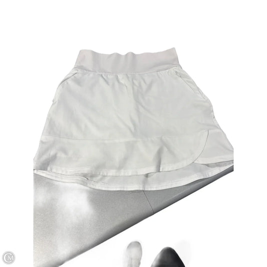 Athletic Skirt By Adidas In White, Size: Xs