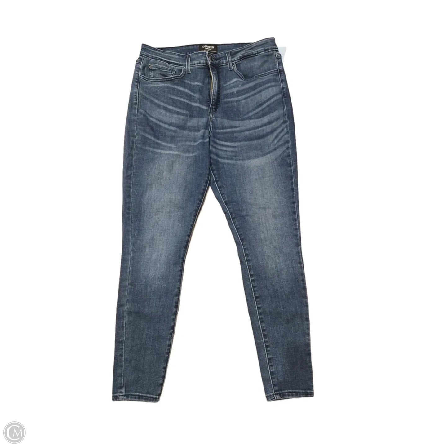 Jeans Straight By Denizen By Levis In Blue Denim, Size: 16