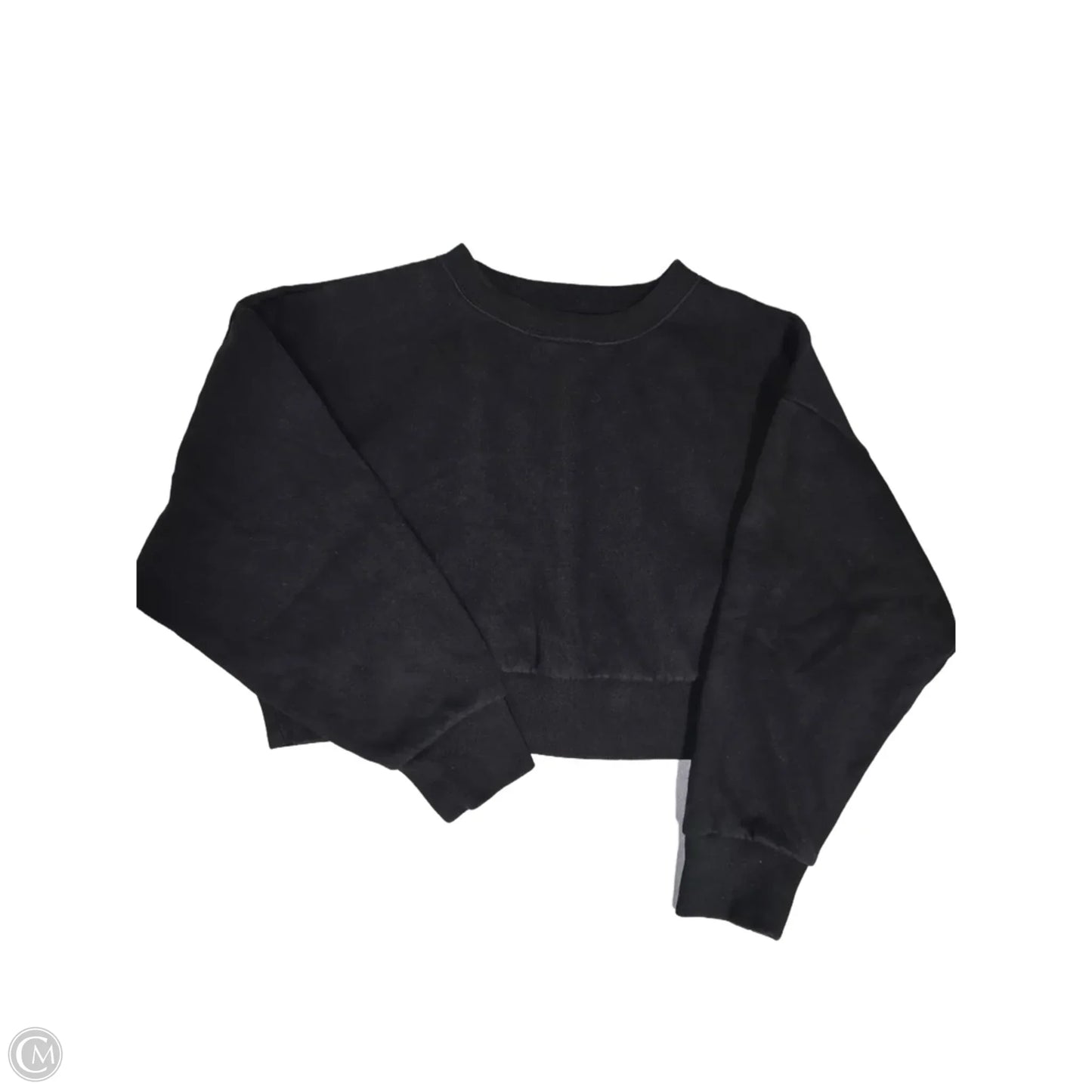 Sweatshirt Crewneck By Gap In Black, Size: Xs
