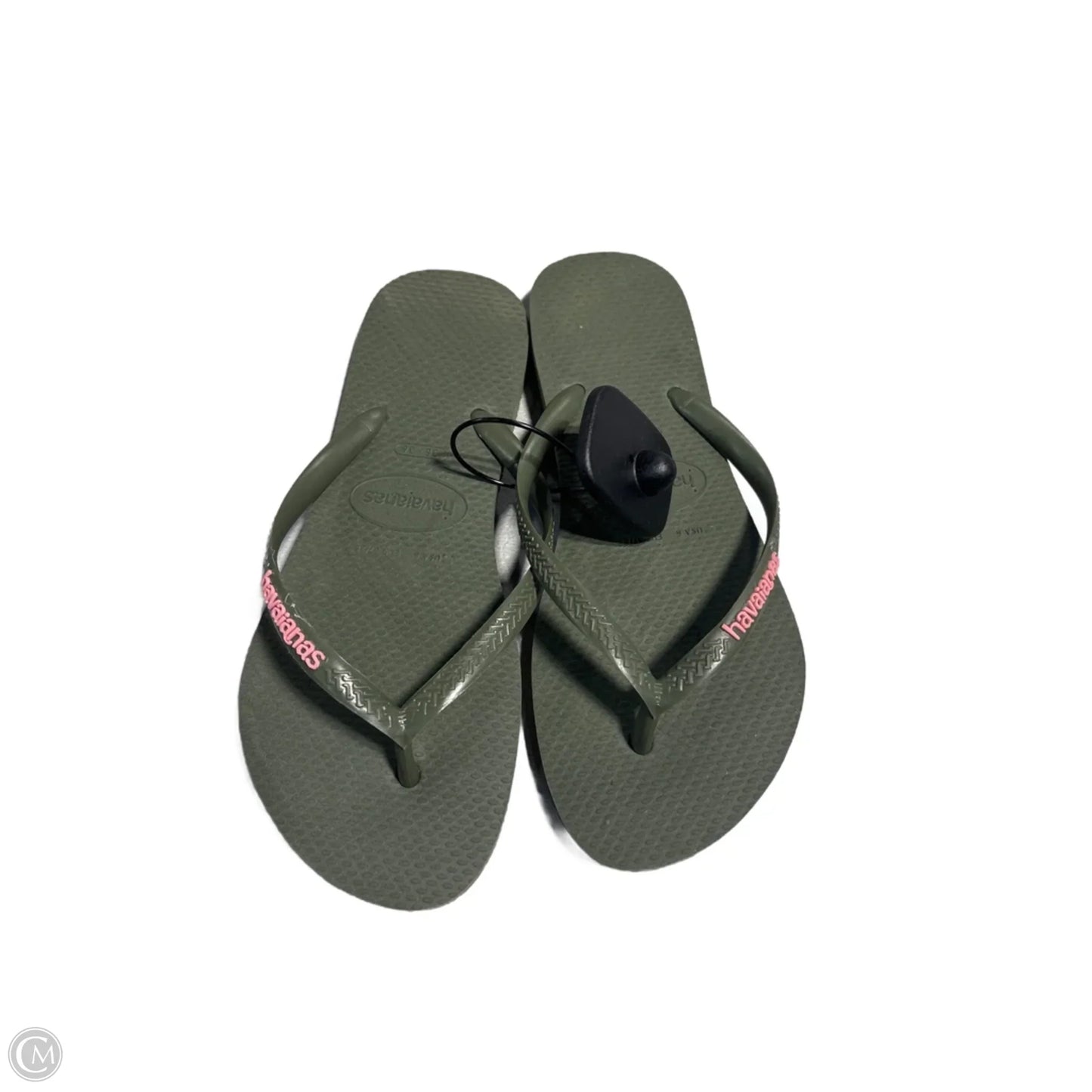 Sandals Flip Flops By Havaianas In Green, Size: 6