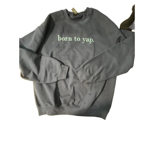 Sweatshirt Crewneck By Gildan In Navy, Size: M