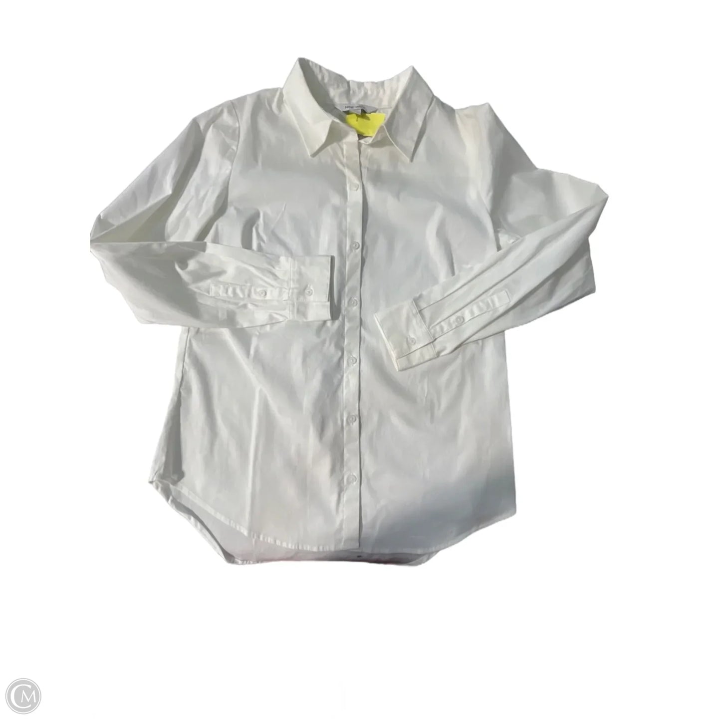 Top Long Sleeve By Nine West In White, Size: Xs