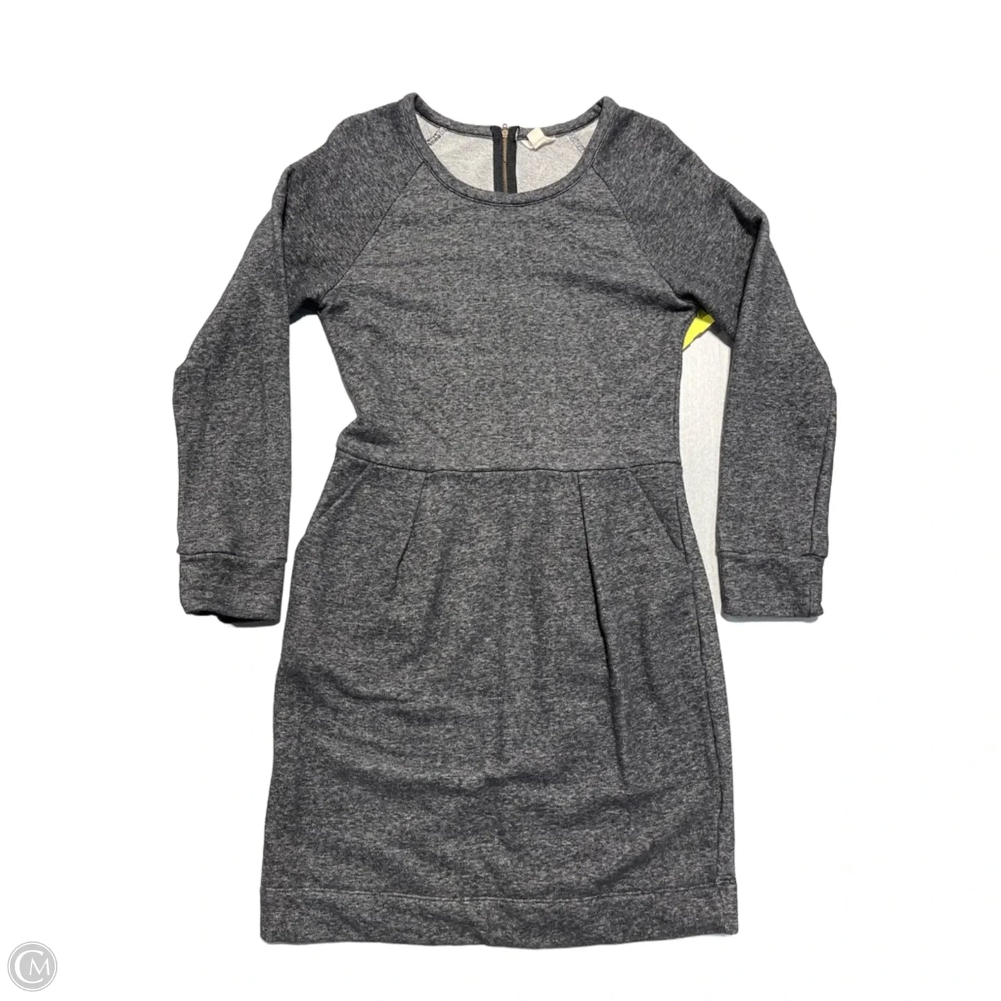 Dress Casual Midi By Lucky Brand In Grey, Size: L