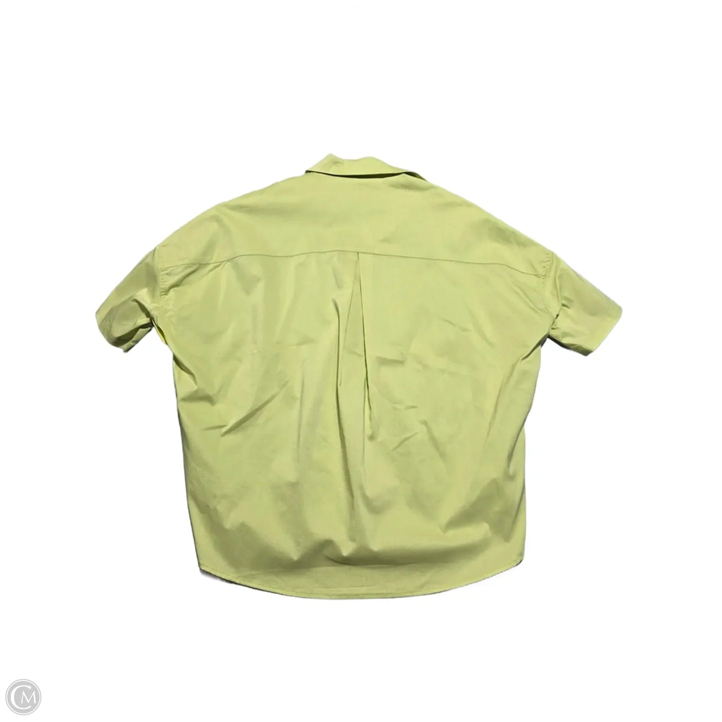 Top Short Sleeve By Cmc In Green, Size: S