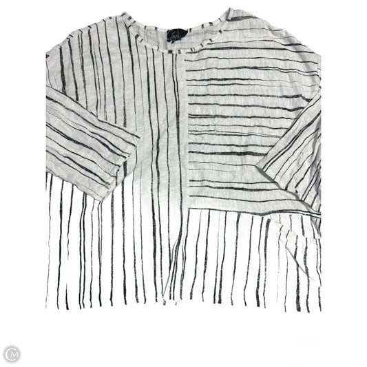 Top Long Sleeve By Cmc In White, Size: L