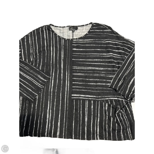 Top Long Sleeve By Habitat In Black, Size: S