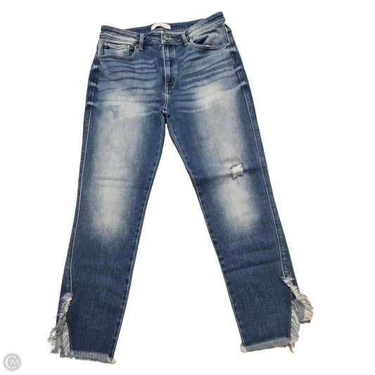 Jeans Straight By Kancan In Blue Denim, Size: 14
