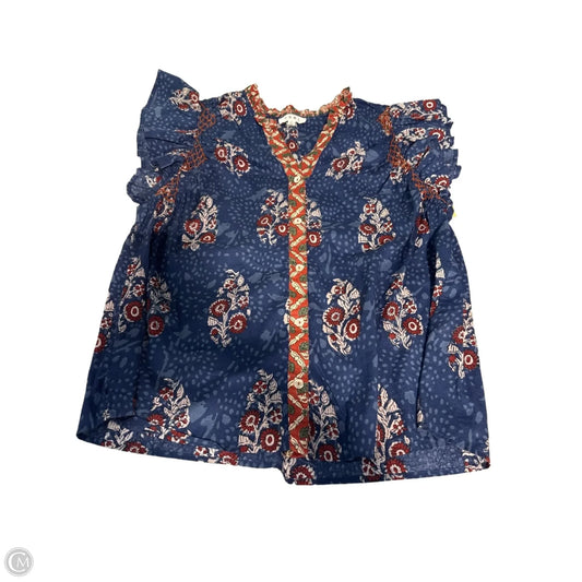 Top Short Sleeve By Thml In Floral Print, Size: Xl