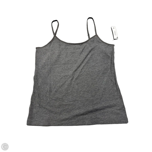 Tank Top By Time And Tru In Grey, Size: L