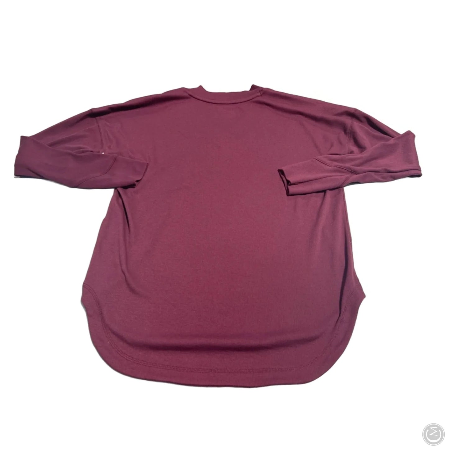Top Long Sleeve By Tek Gear In Maroon, Size: 1x