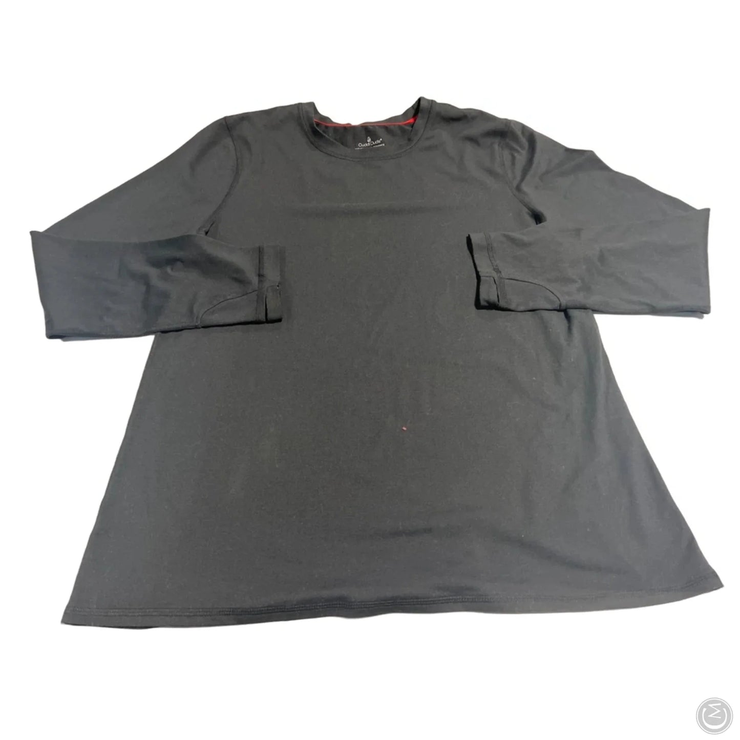 Top Long Sleeve By Cuddl Duds In Black, Size: Xl