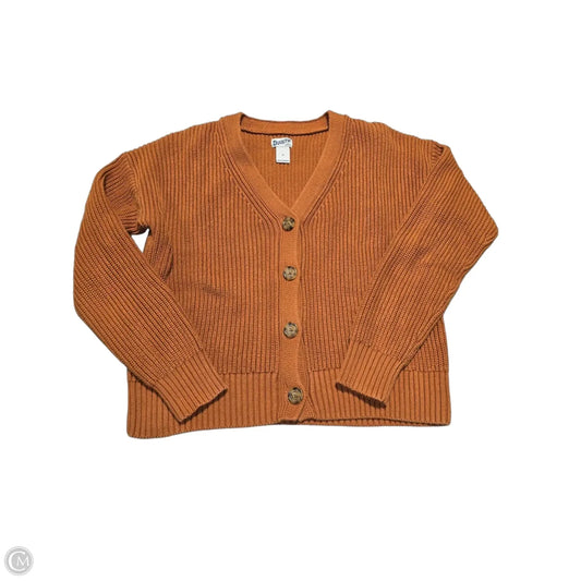 Sweater Cardigan By Duluth Trading In Brown, Size: S