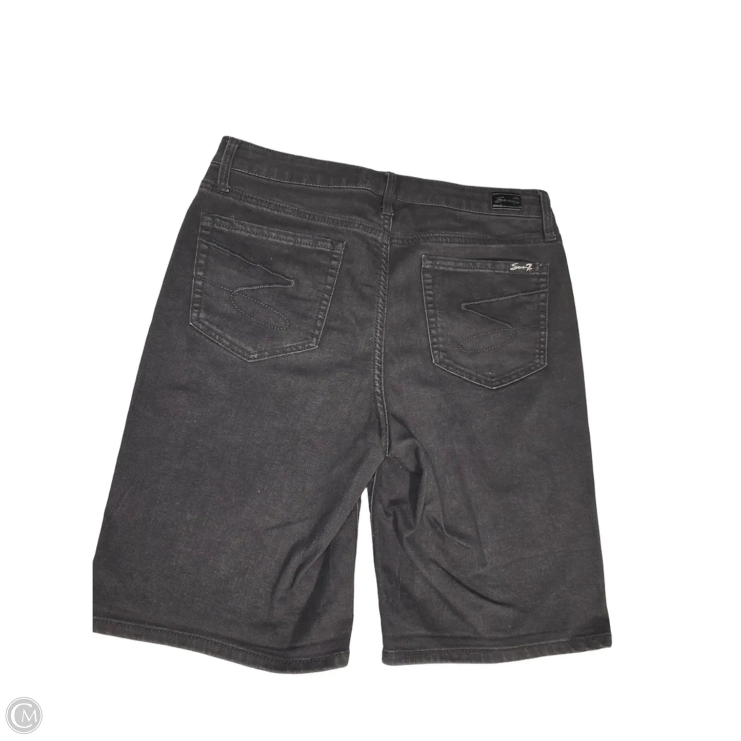 Shorts By Seven 7 In Black Denim, Size: 10