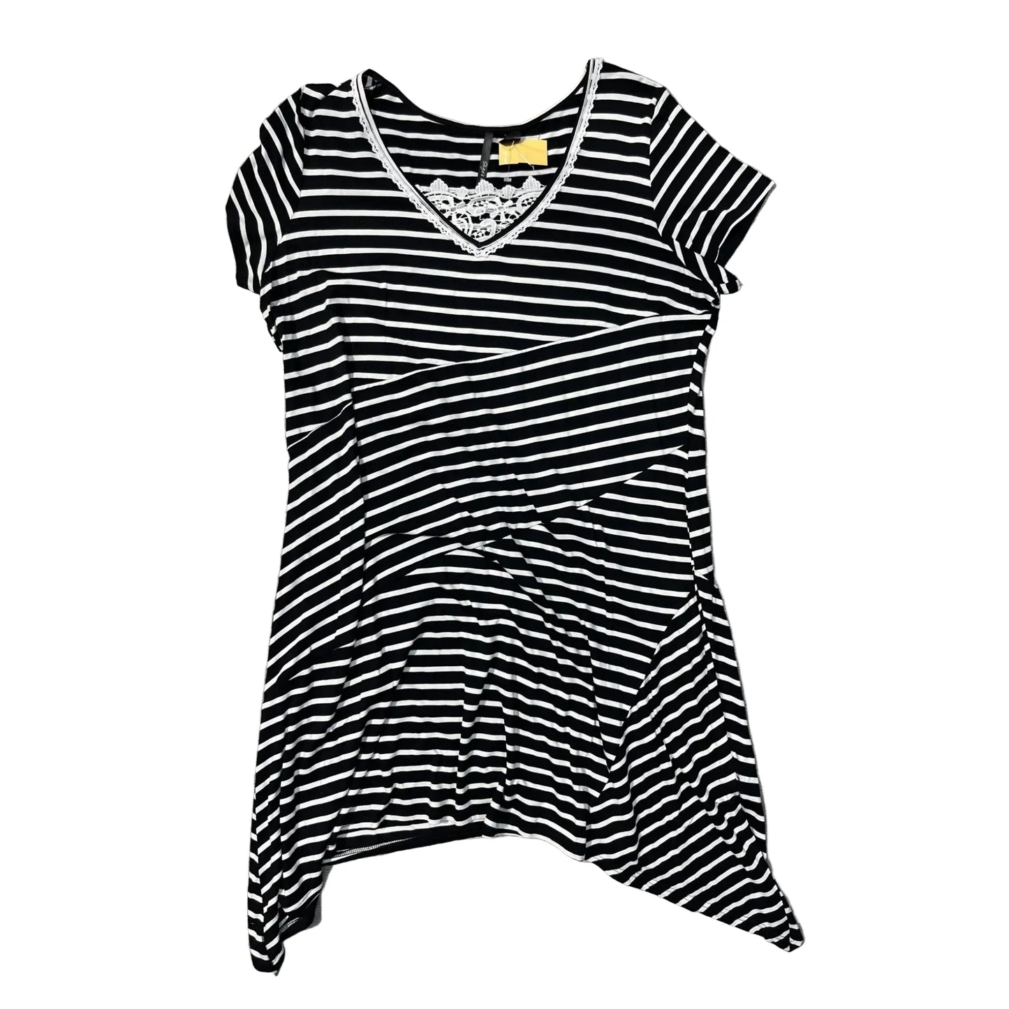 Dress Casual Midi By Skyes The Limit In Striped Pattern, Size: 2x