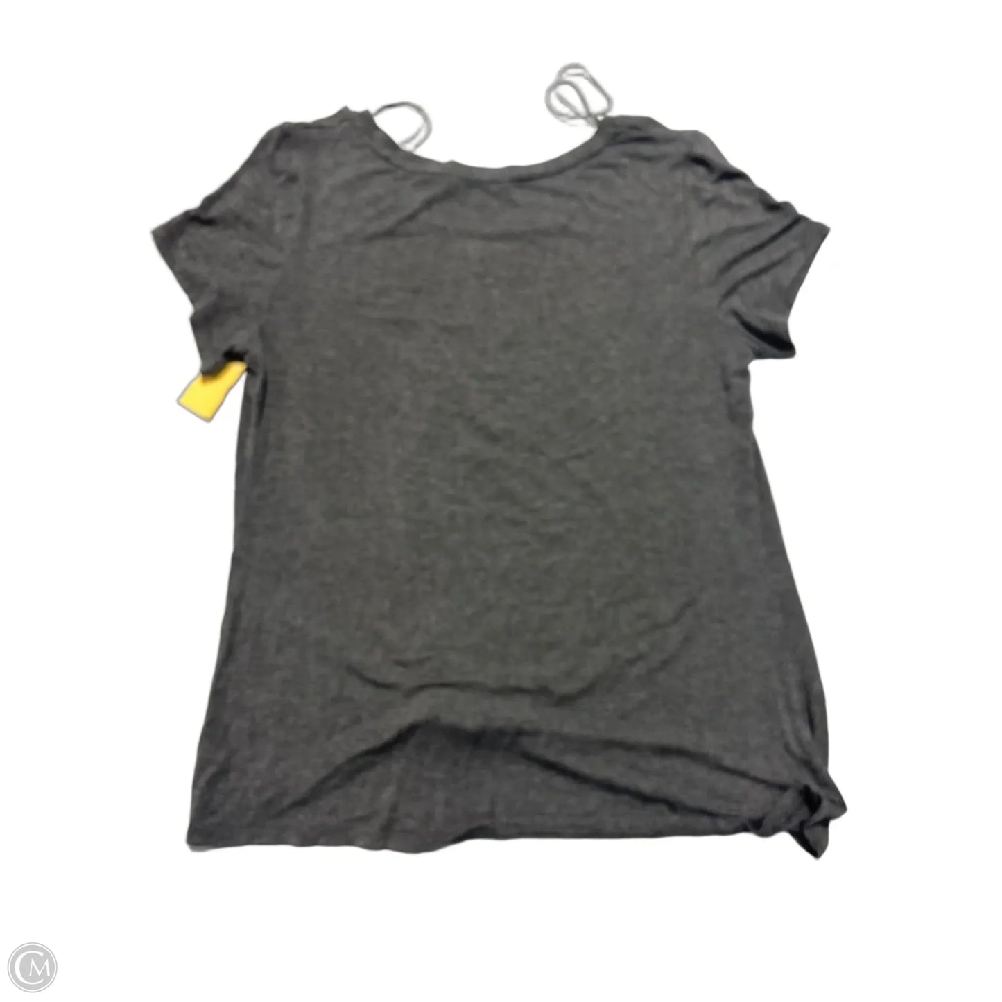 Top Short Sleeve By Nine Britton In Grey, Size: L