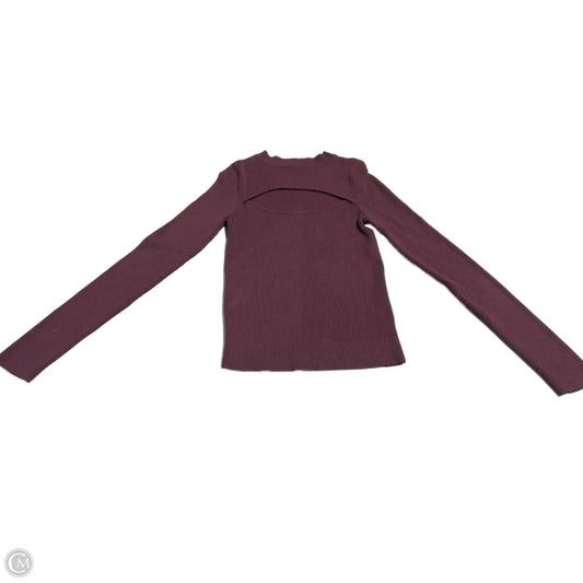Sweater By Lush In Maroon, Size: S