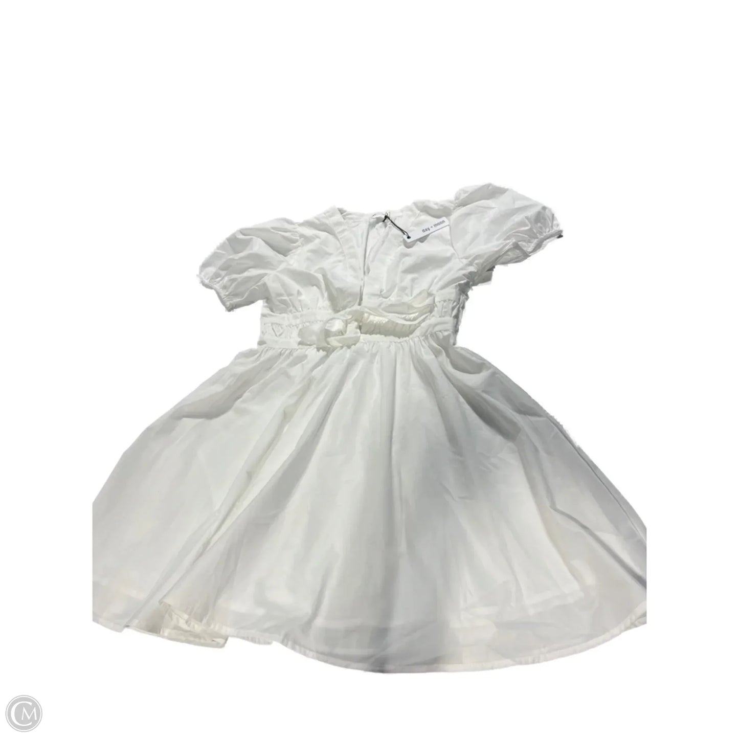 Dress Casual Midi By Day + Moon In White, Size: S