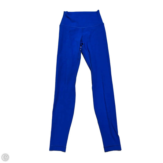 Athletic Leggings By Lululemon In Blue, Size: S
