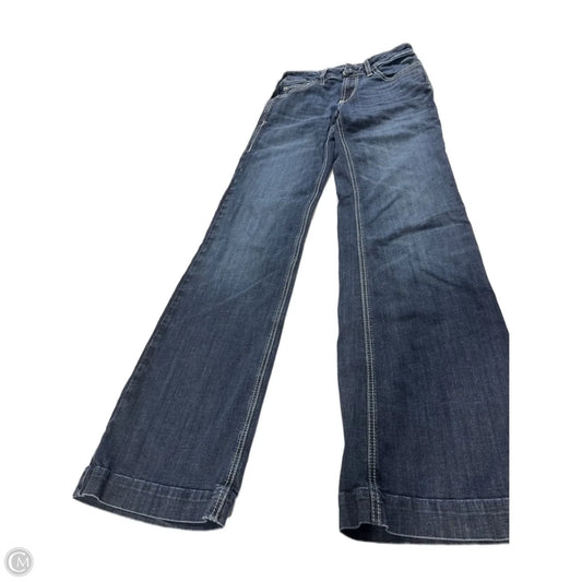 Jeans Flared By Ariat In Blue Denim, Size: 4