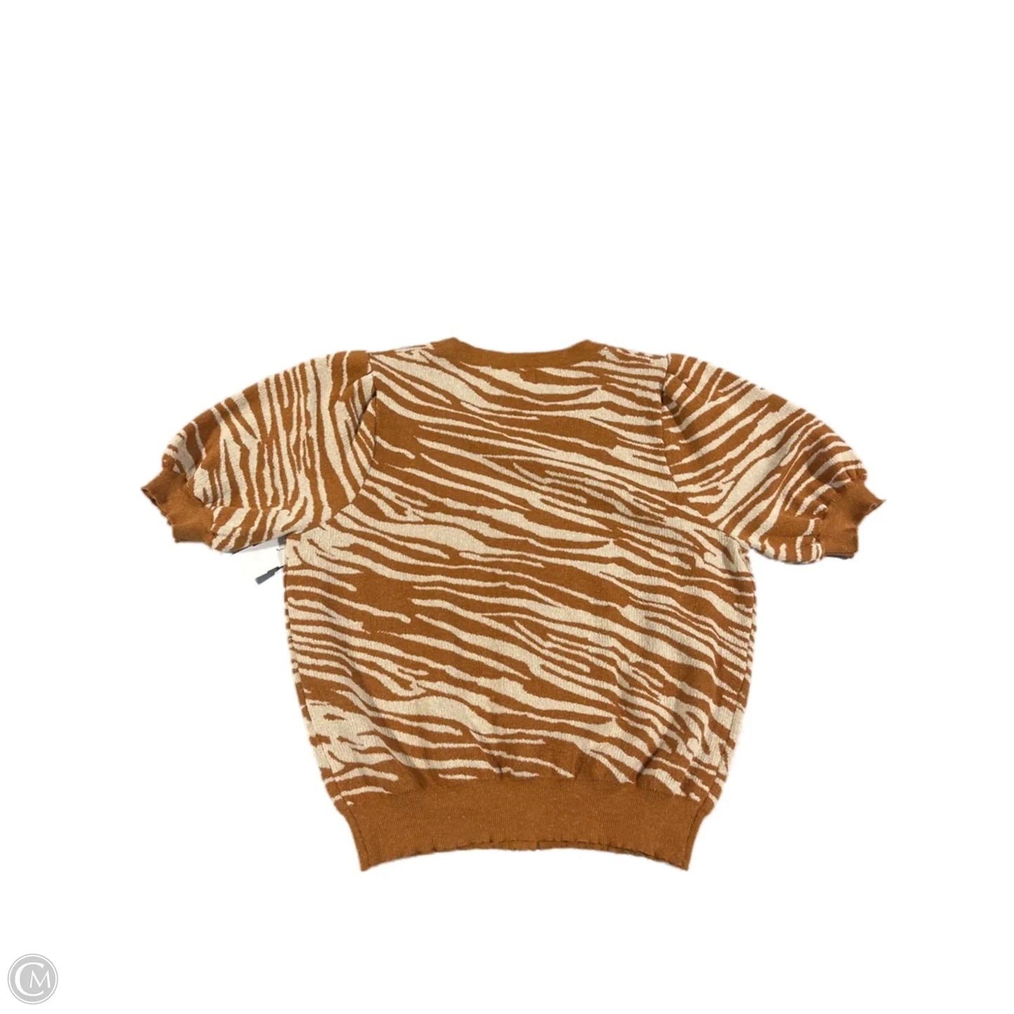 Sweater Cardigan By Heartloom In Bronze, Size: L