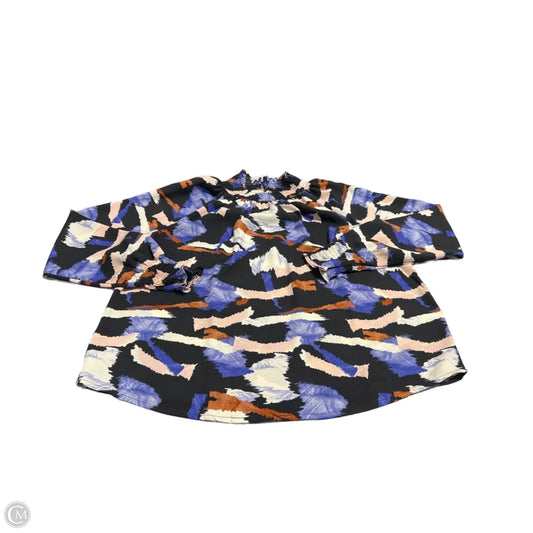 Top Long Sleeve By Nine West In Multi-colored, Size: M