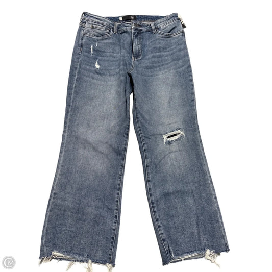 Jeans Wide Leg By Kut In Blue Denim, Size: 14