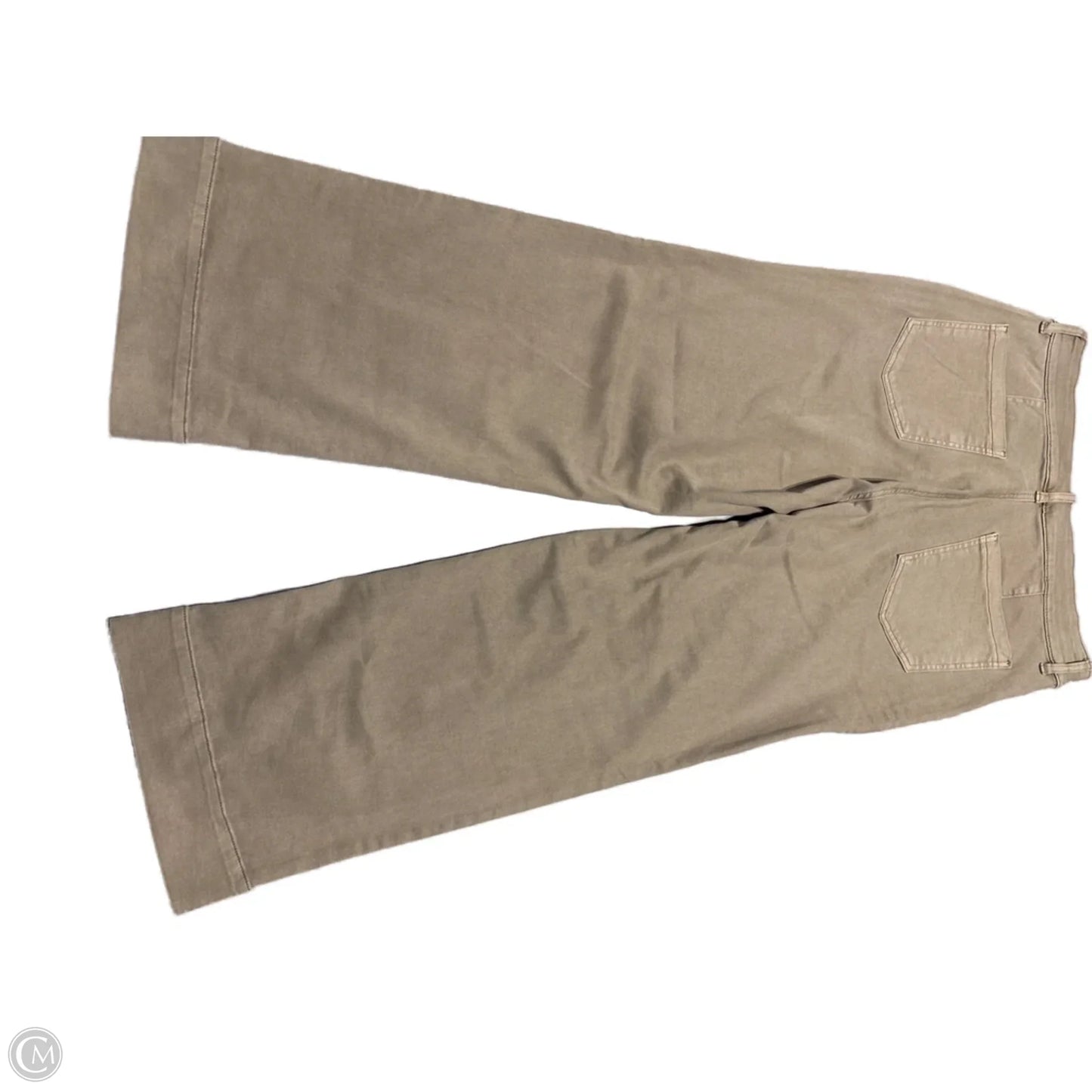 Jeans Wide Leg By Kut In Tan, Size: 12