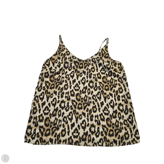 Tank Top By Banana Republic In Animal Print, Size: Xs