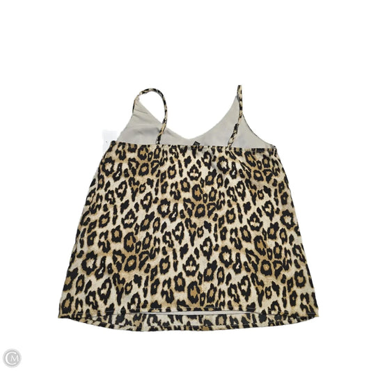 Tank Top By Banana Republic In Animal Print, Size: Xs