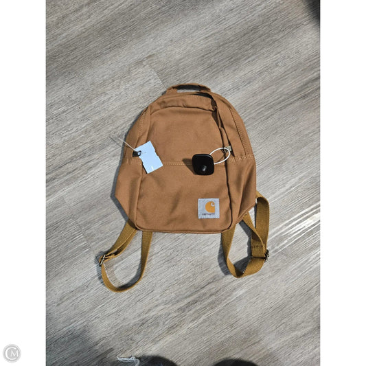 Backpack By Carhartt, Size: Small