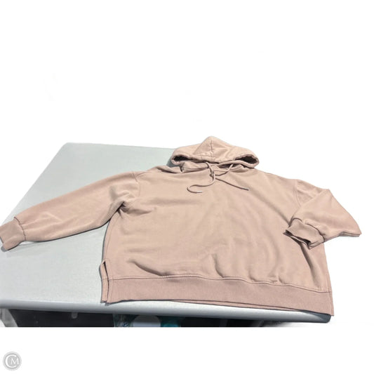 Sweatshirt Hoodie By Risen In Pink, Size: M