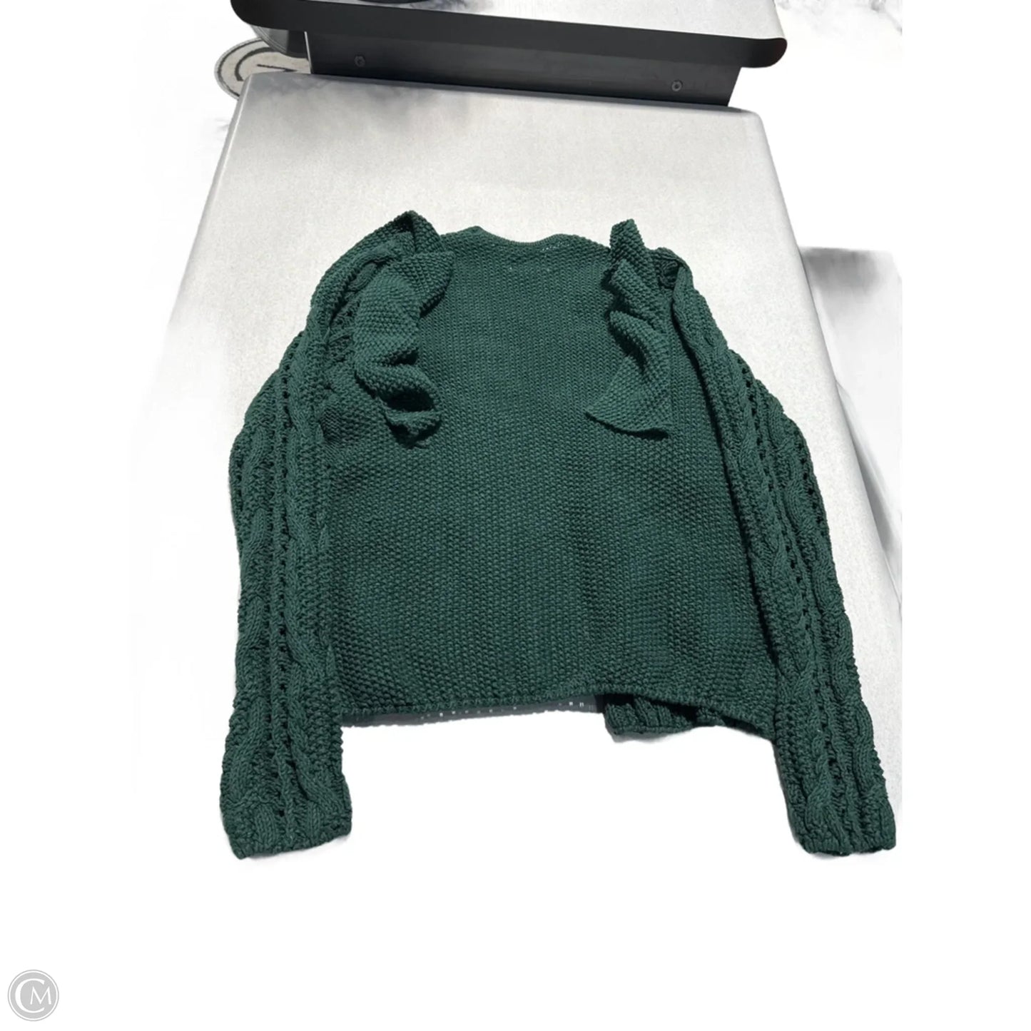 Sweater Cardigan By Universal Thread In Green, Size: S