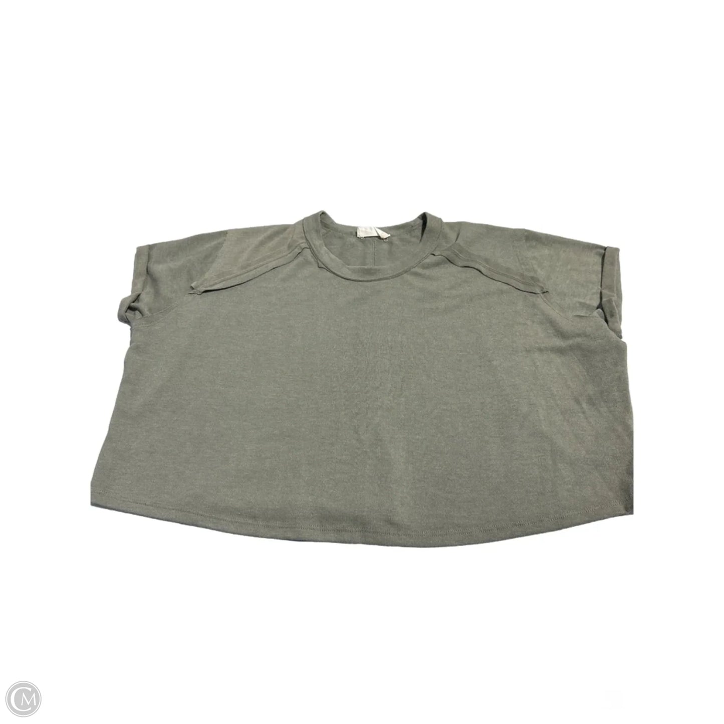 Top Short Sleeve Basic By Aerie In Green, Size: S