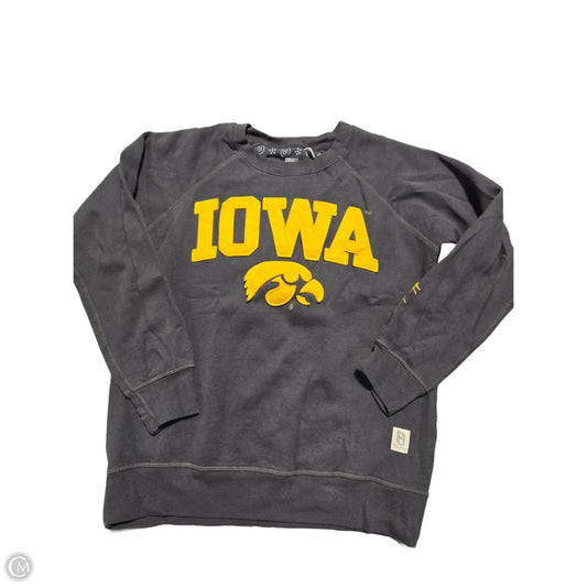 Sweatshirt Crewneck By Pressbox In Grey, Size: S