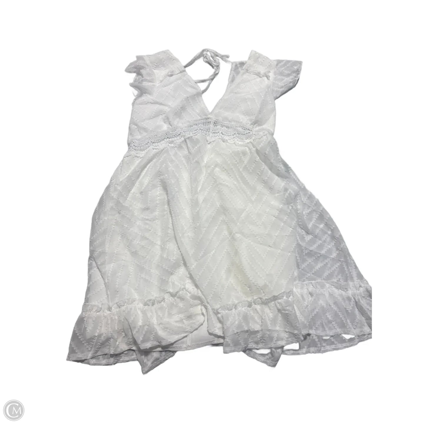 Dress Casual Midi By Shein In White, Size: L