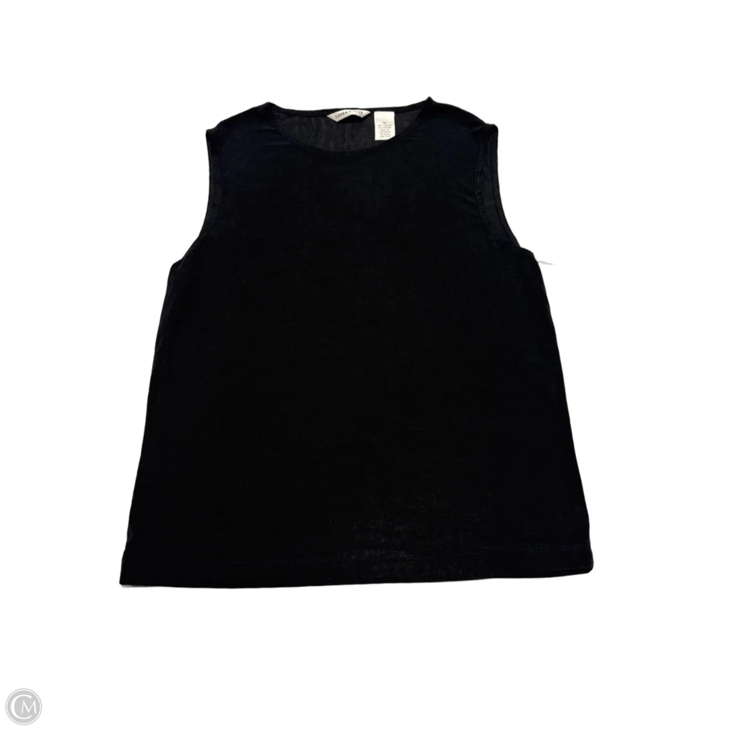 Tank Top By Laura Ashley In Black, Size: M
