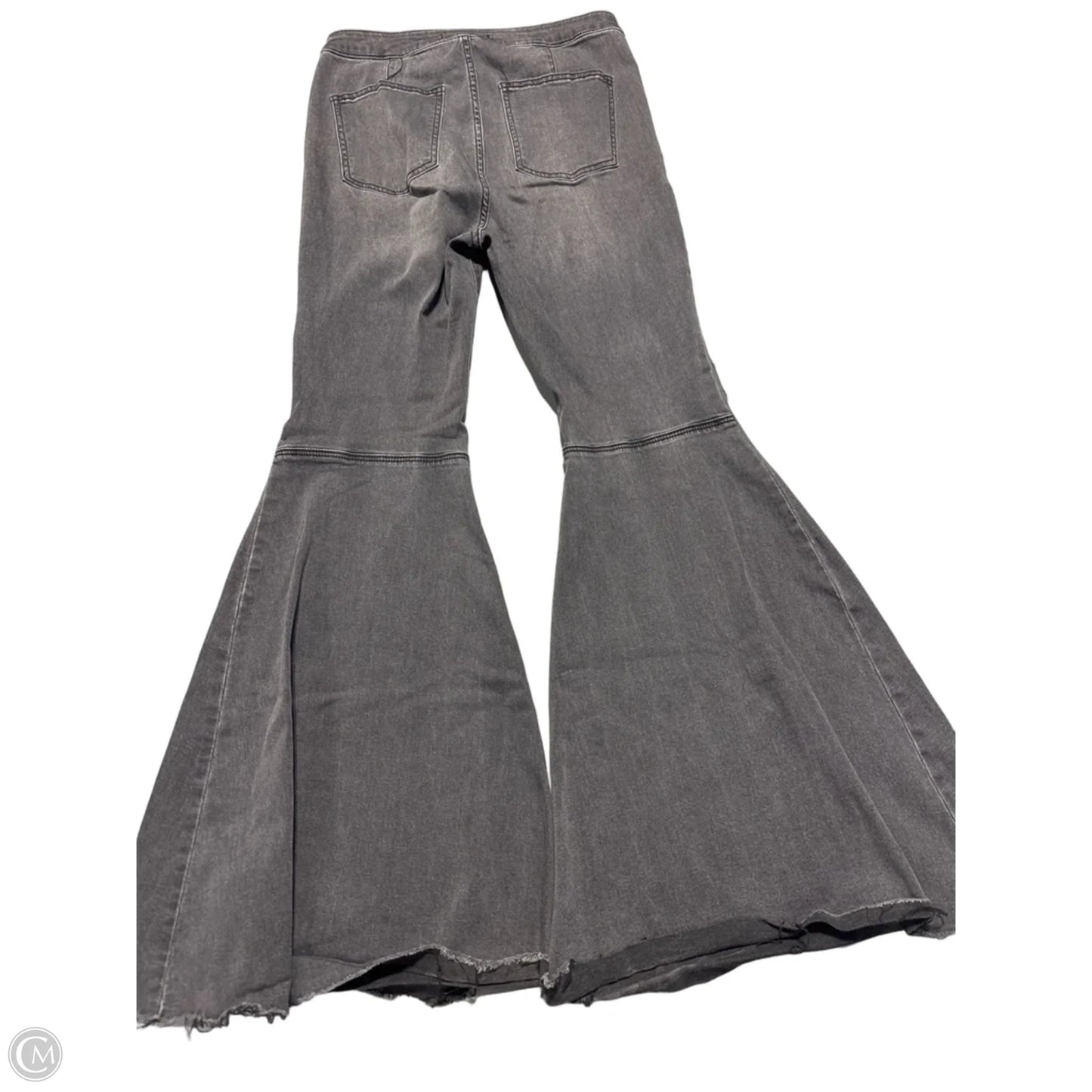 Jeans Flared By Free People In Black, Size: 10