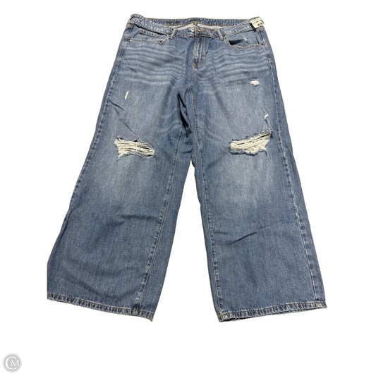 Jeans Straight By Wild Fable In Blue Denim, Size: 16