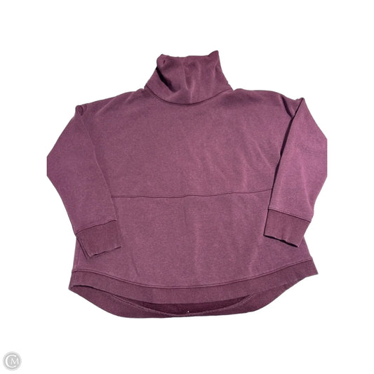 Sweatshirt Crewneck By Athleta In Purple, Size: M