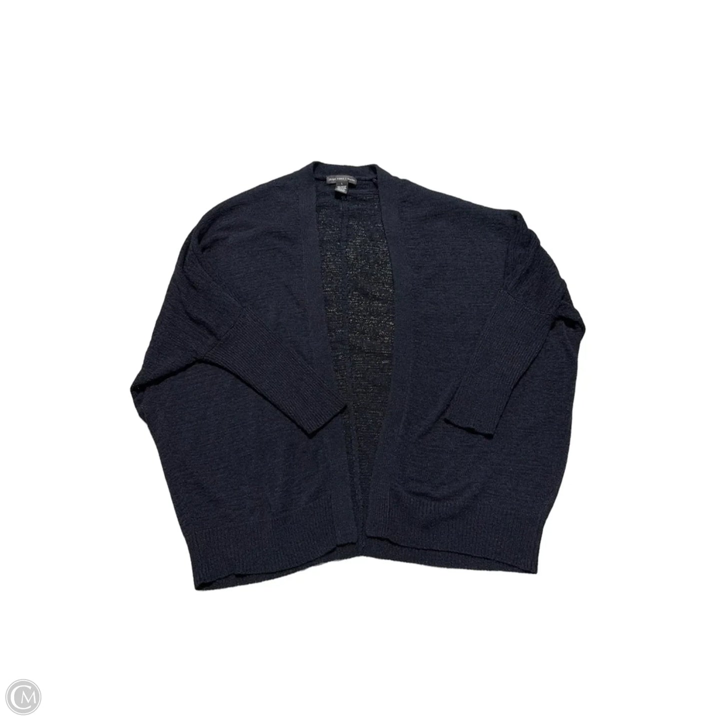 Cardigan By Joan Vass In Navy, Size: L