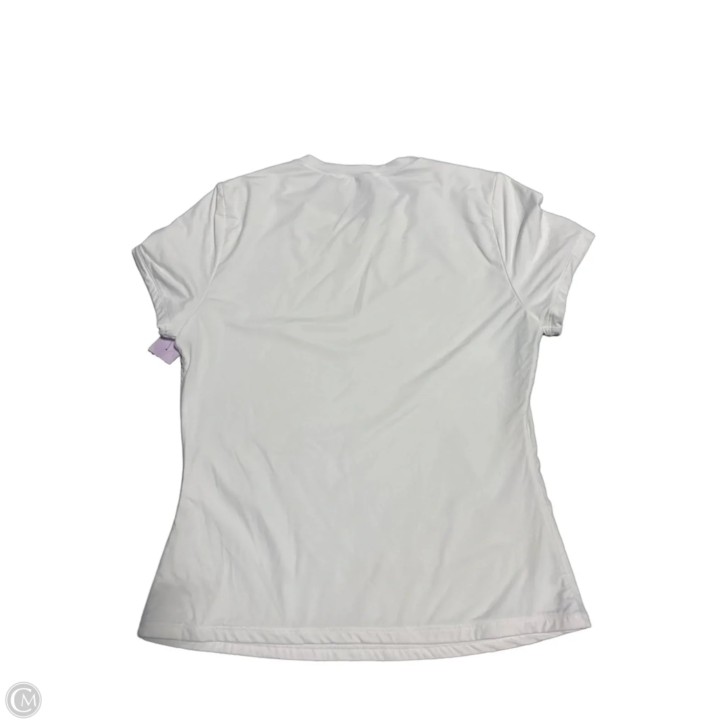 Top Short Sleeve Basic By Cmc In White, Size: L