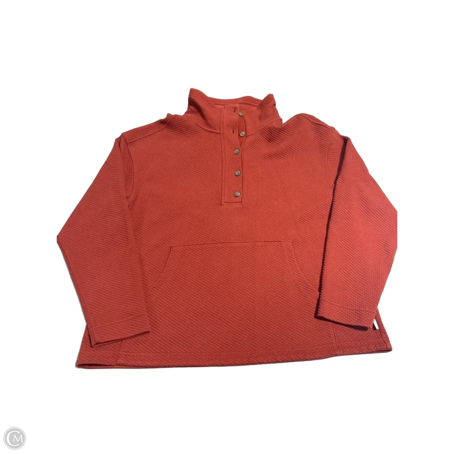 Sweatshirt Collar By Duluth Trading In Red, Size: L