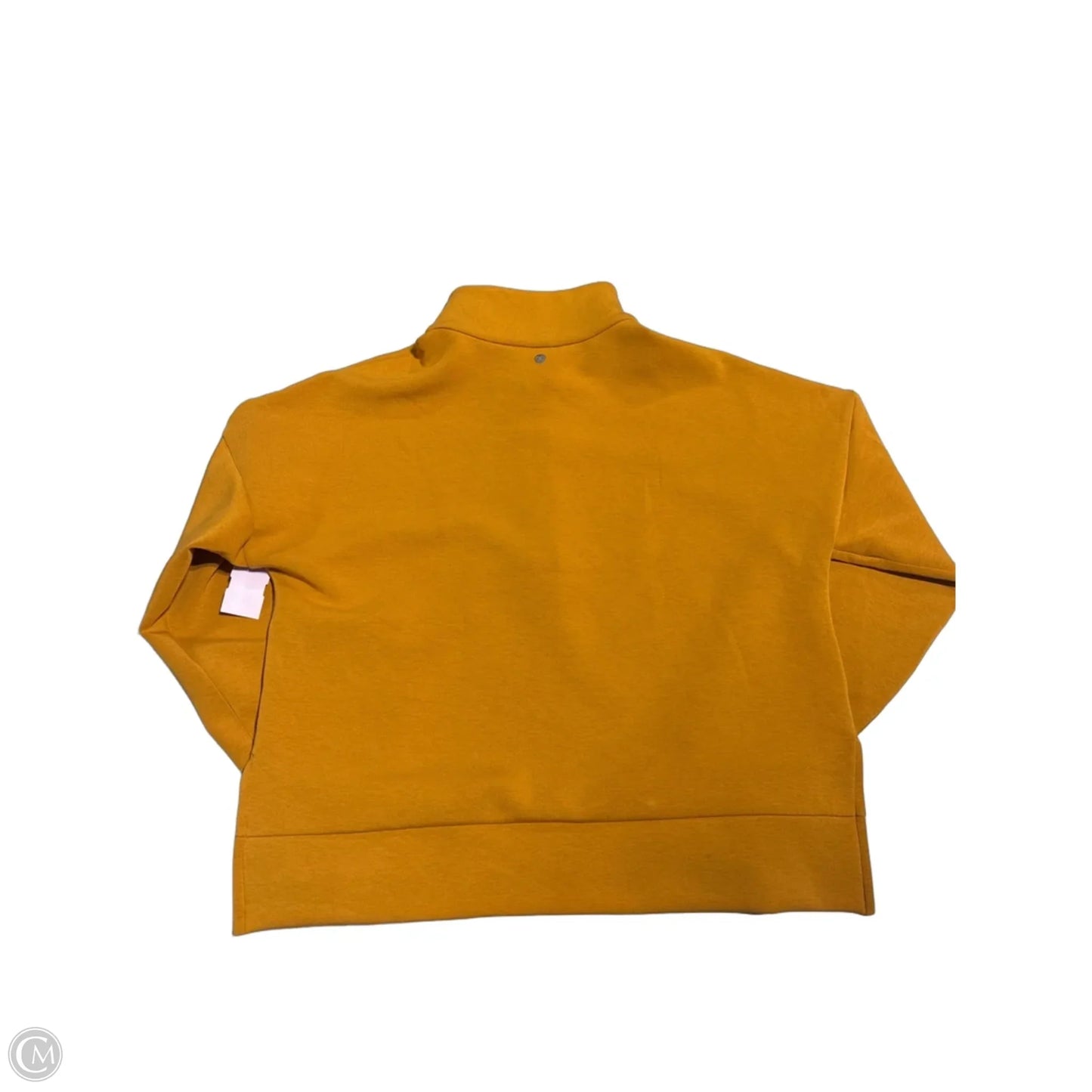 Sweatshirt Crewneck By Calia In Yellow, Size: L