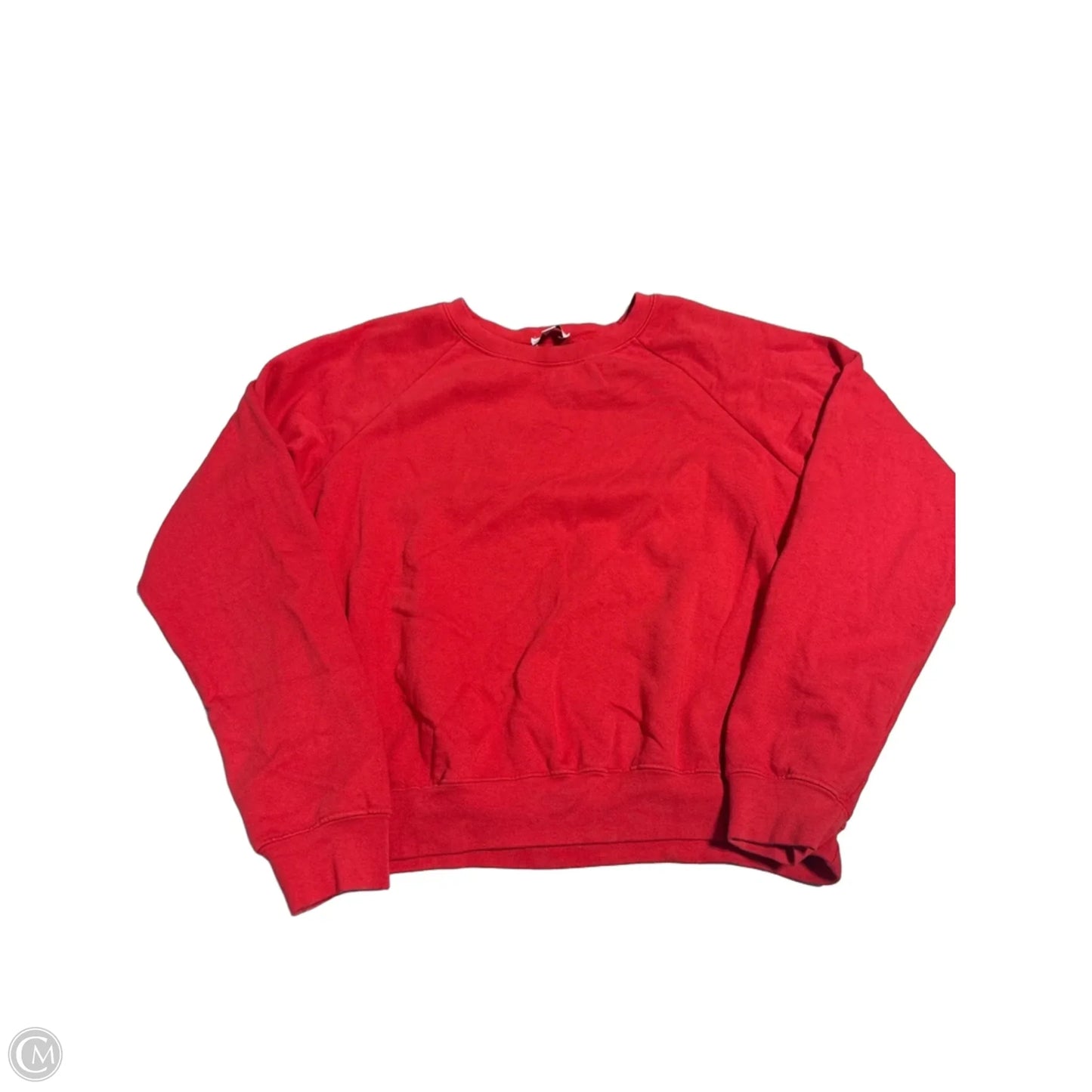 Sweatshirt Crewneck By Evereve In Red, Size: L