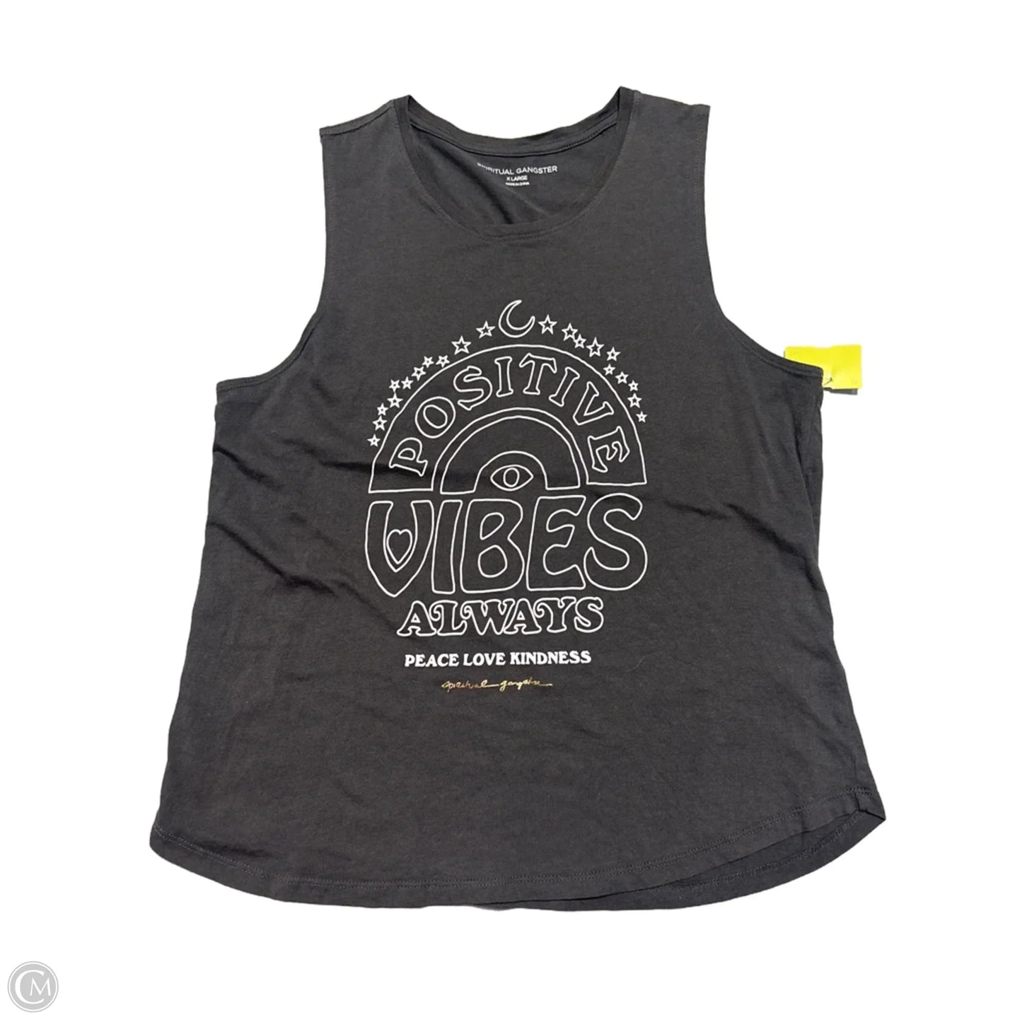 Tank Top By Spiritual Gangster In Grey, Size: Xl