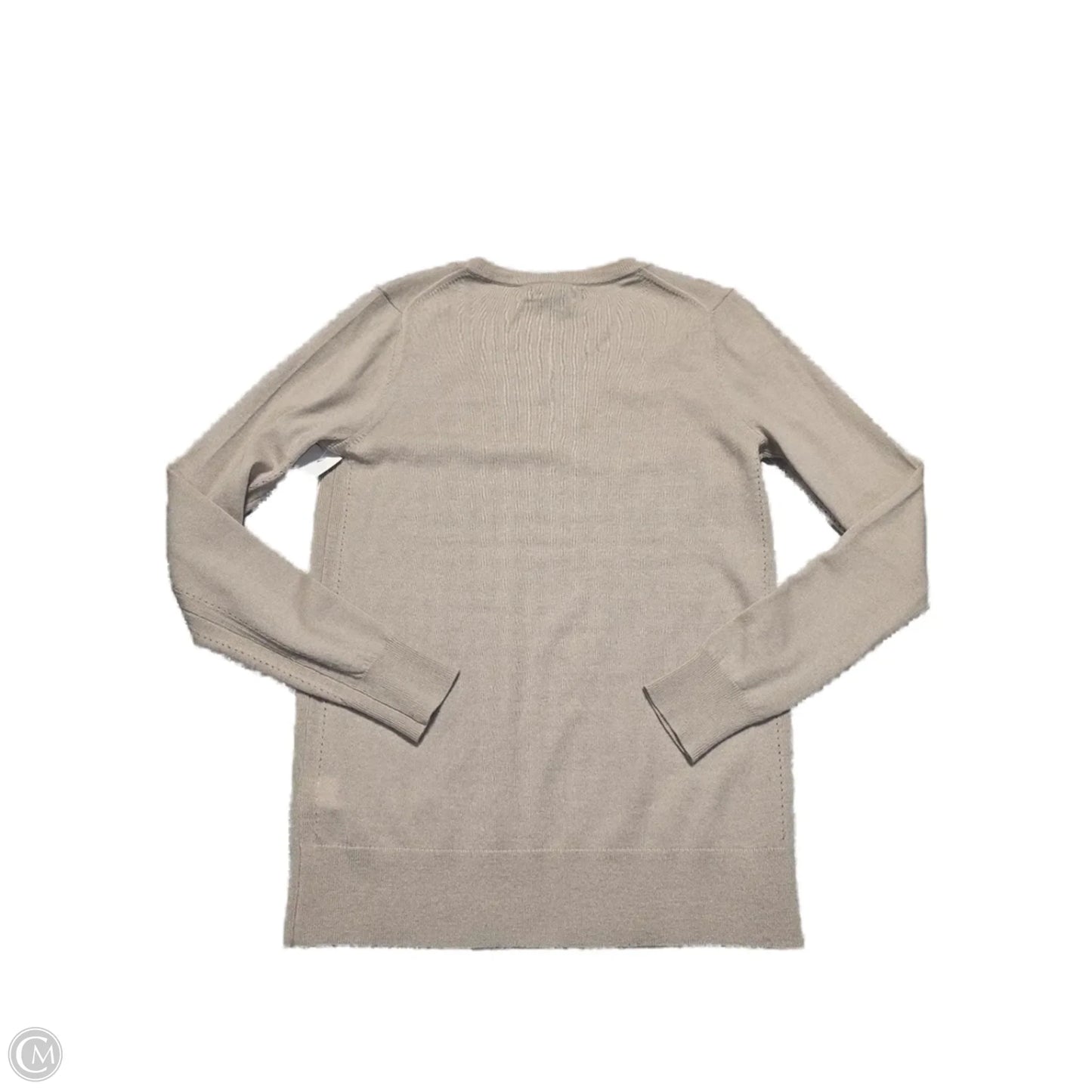Top Long Sleeve By Banana Republic In Taupe, Size: S