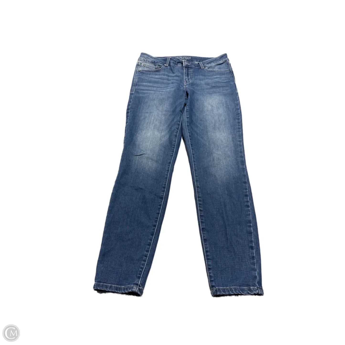 Jeans Straight By Maurices In Blue Denim, Size: 10
