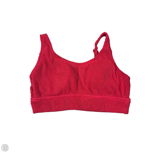Swimsuit Top By Kona Sol In Red, Size: L