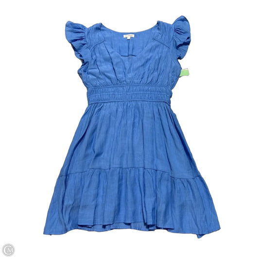 Dress Casual Short By Blu Pepper In Blue, Size: L