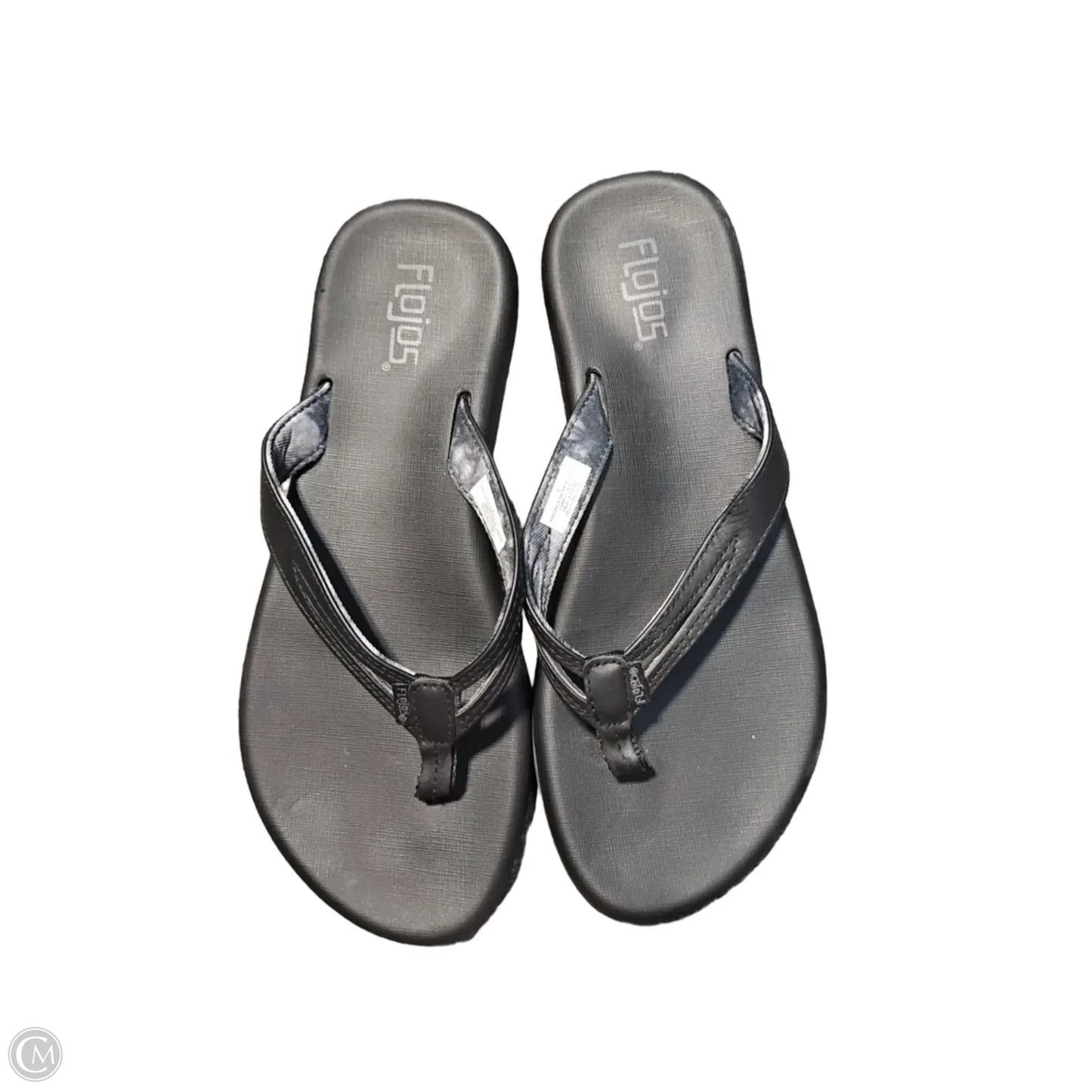 Sandals Flip Flops By Cme In Black, Size: 9
